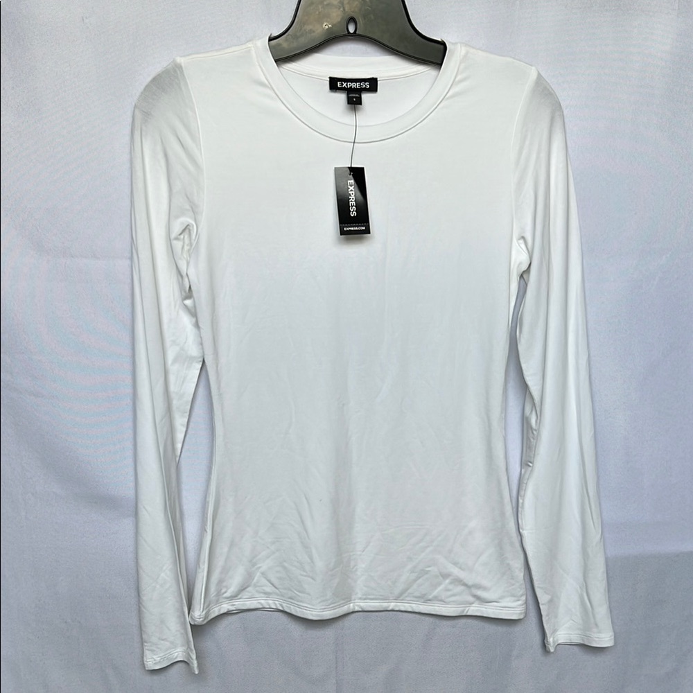 Express Fitted Long Sleeve Top